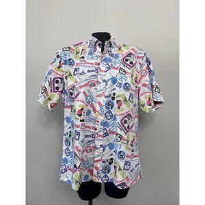 NWT Disney World 50th Anniversary Reyn Spooner 2021 Passholder Camp Shirt Sz S